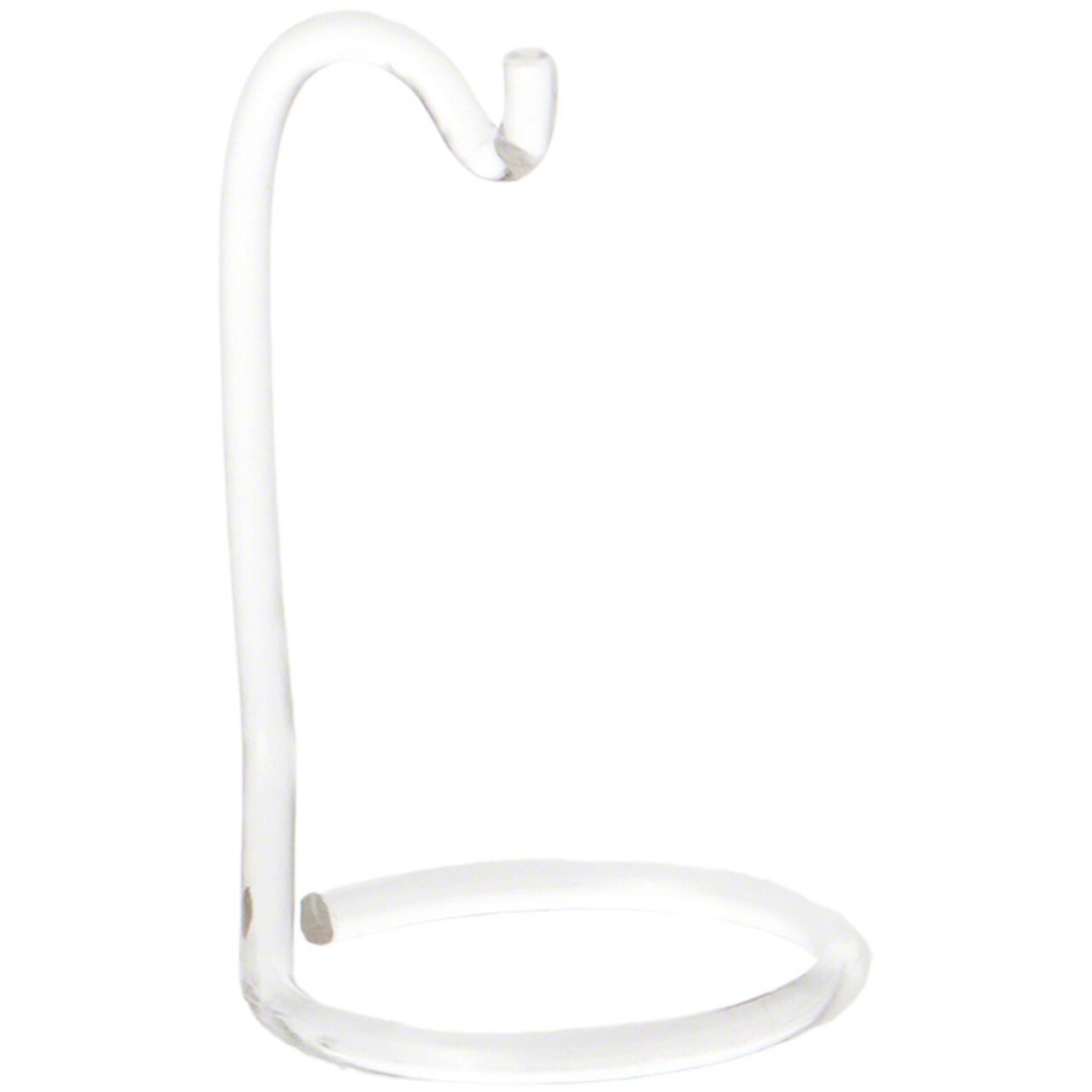 Plymor Clear Acrylic Rod 3.75" Ornament Hanger / Display Stand (3" hang space)